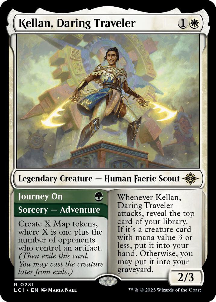 Kellan, Daring Traveler [The Lost Caverns of Ixalan] 231