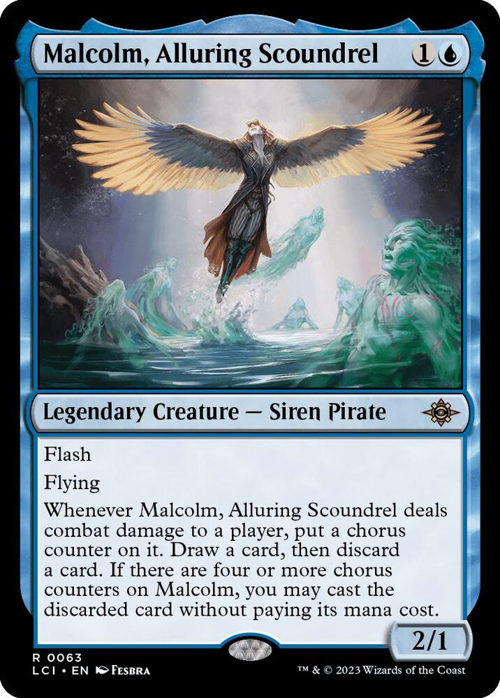 Malcolm, Alluring Scoundrel [The Lost Caverns of Ixalan] 63