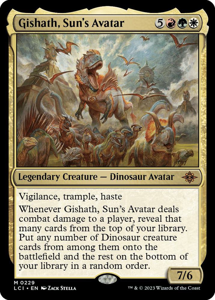 Gishath, Sun's Avatar [The Lost Caverns of Ixalan] 229