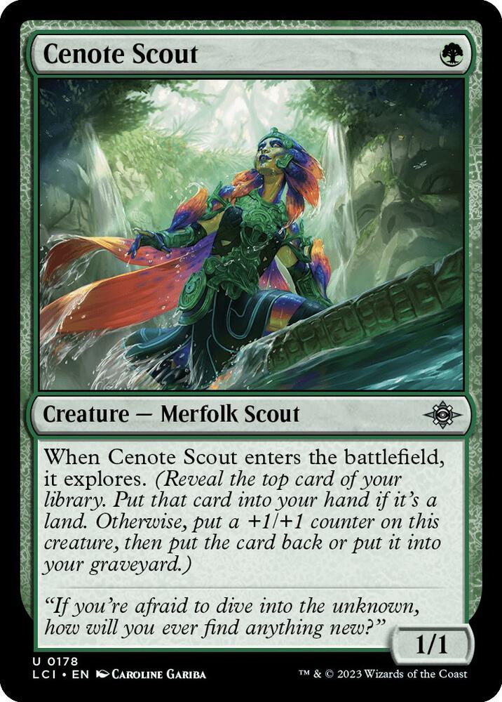 Cenote Scout [The Lost Caverns of Ixalan] 178