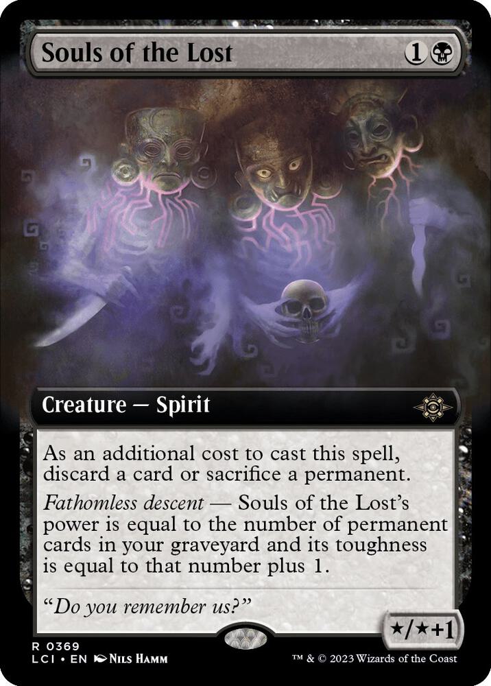Souls of the Lost (Extended Art) [The Lost Caverns of Ixalan] 369