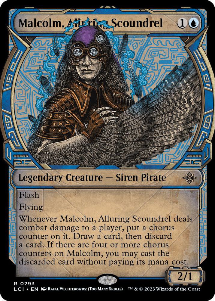 Malcolm, Alluring Scoundrel (Showcase) [The Lost Caverns of Ixalan] 293