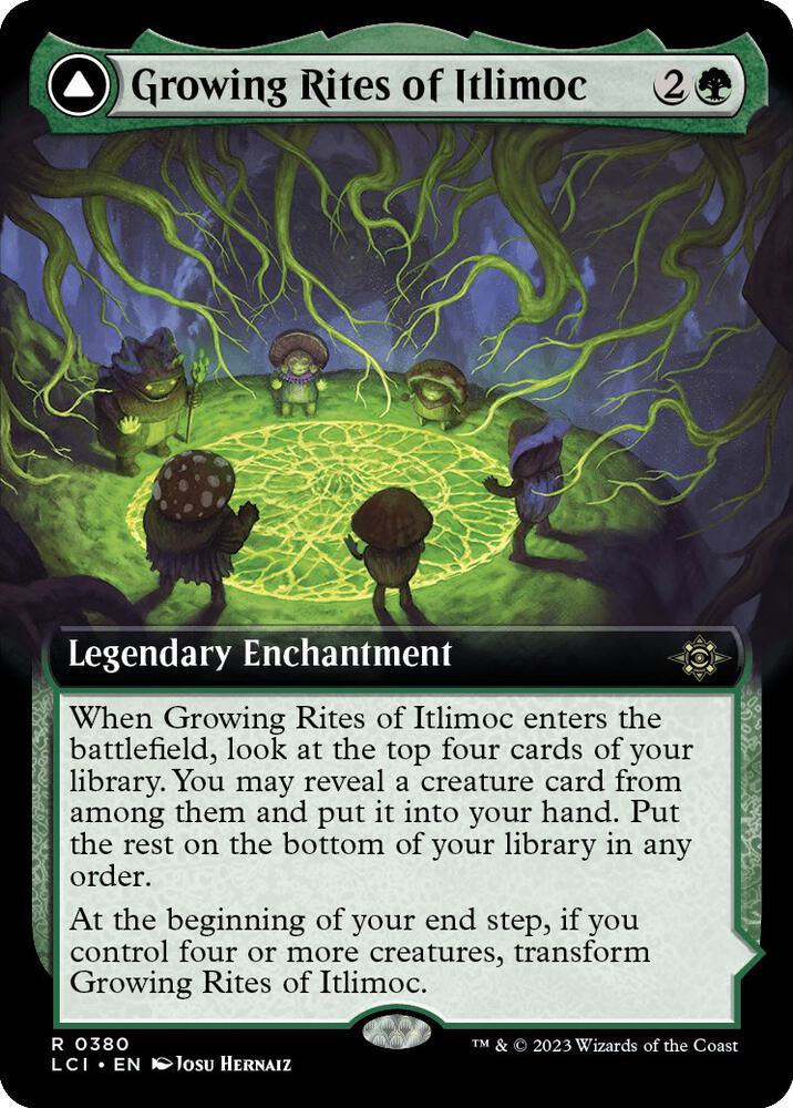 Growing Rites of Itlimoc (Extended Art) [The Lost Caverns of Ixalan] 380