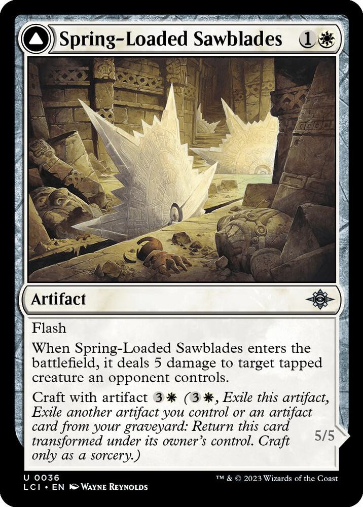 Spring-Loaded Sawblades [The Lost Caverns of Ixalan] 36