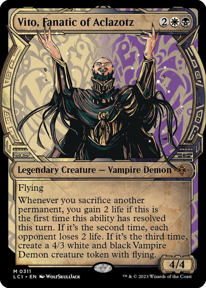 Vito, Fanatic of Aclazotz (Showcase) [The Lost Caverns of Ixalan] 311