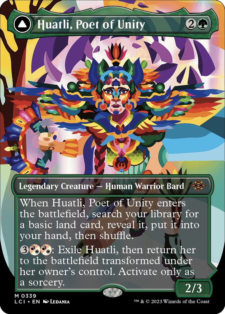 Huatli, Poet of Unity (Borderless) [The Lost Caverns of Ixalan] 339