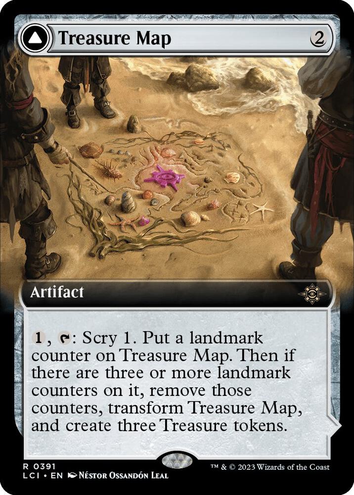 Treasure Map (Extended Art) [The Lost Caverns of Ixalan] 391