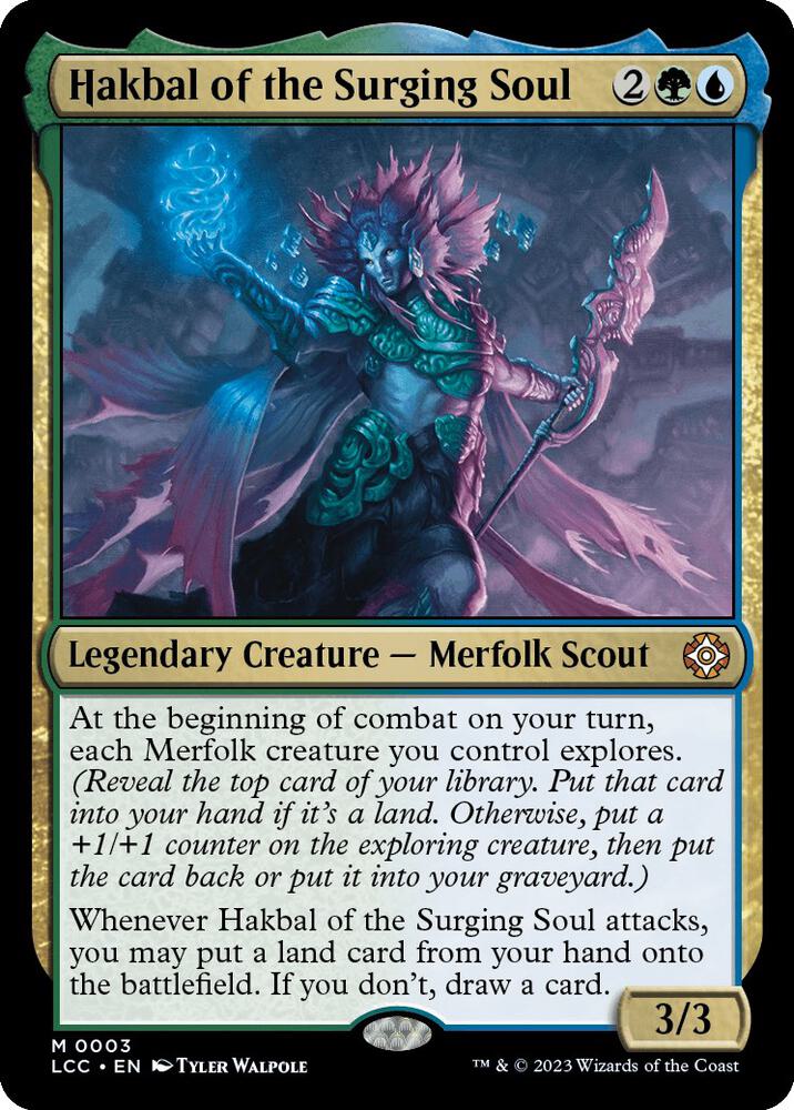 Hakbal of the Surging Soul [Commander: The Lost Caverns of Ixalan] 3