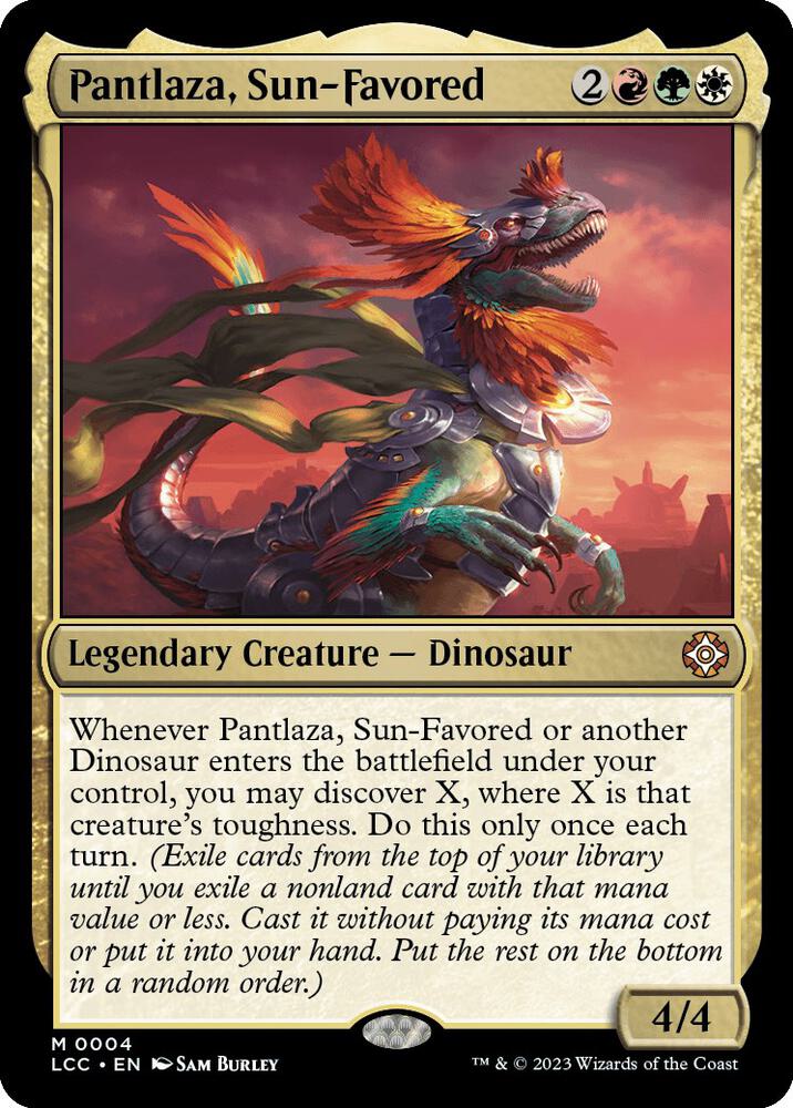 Pantlaza, Sun-Favored [Commander: The Lost Caverns of Ixalan] 4