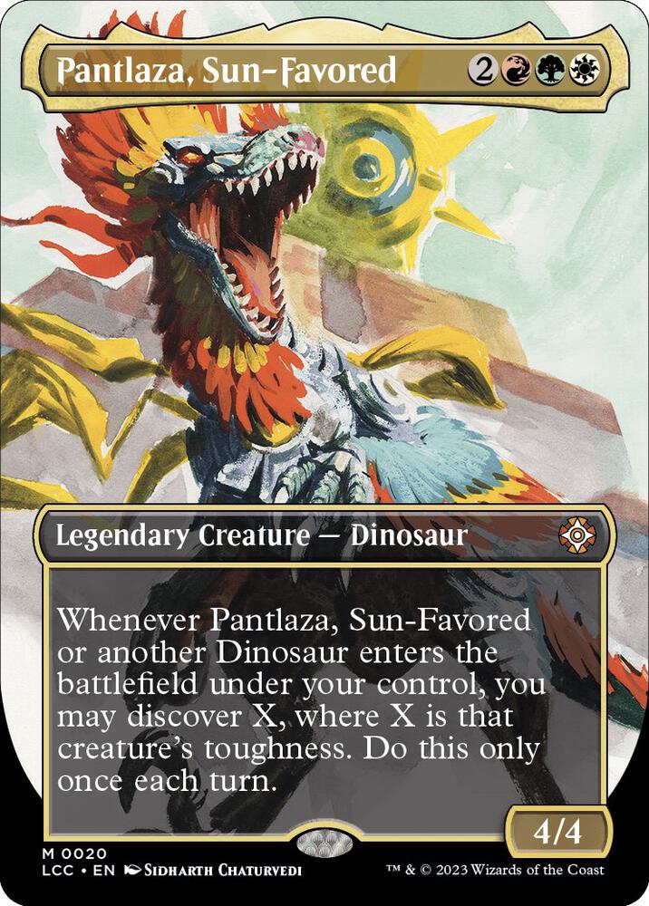Pantlaza, Sun-Favored (Borderless) [Commander: The Lost Caverns of Ixalan] 20
