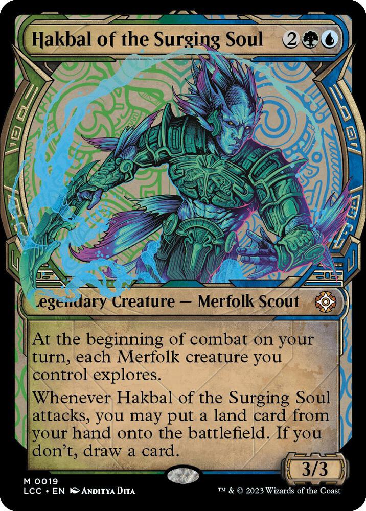 Hakbal of the Surging Soul (Showcase) [Commander: The Lost Caverns of Ixalan] 19
