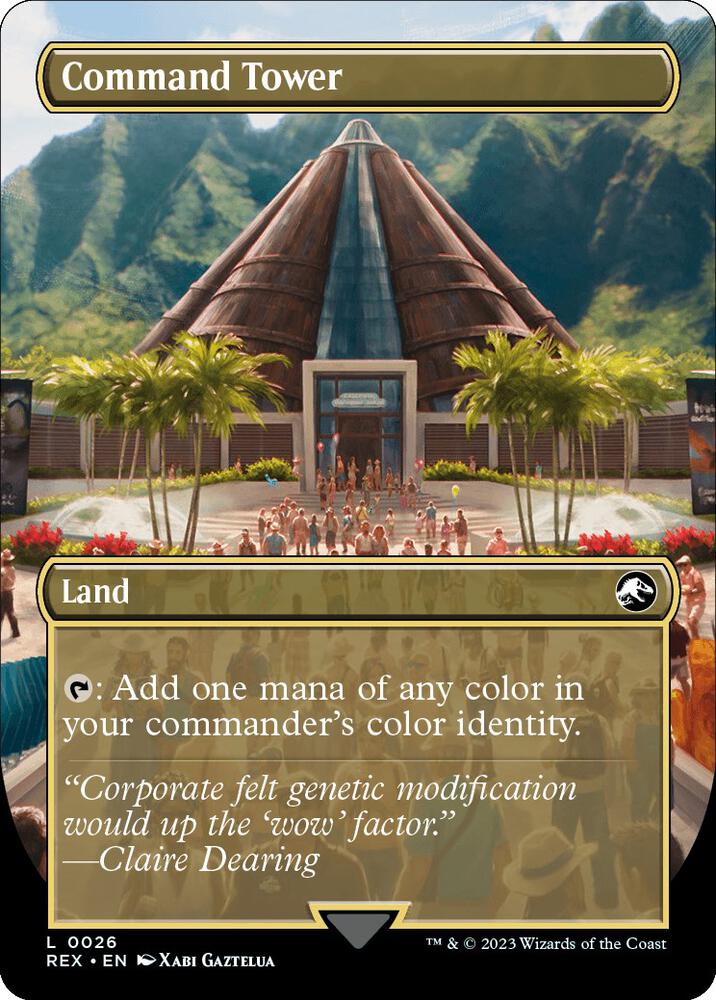 Command Tower (Borderless) [Universes Beyond: Jurassic World Collection] 26