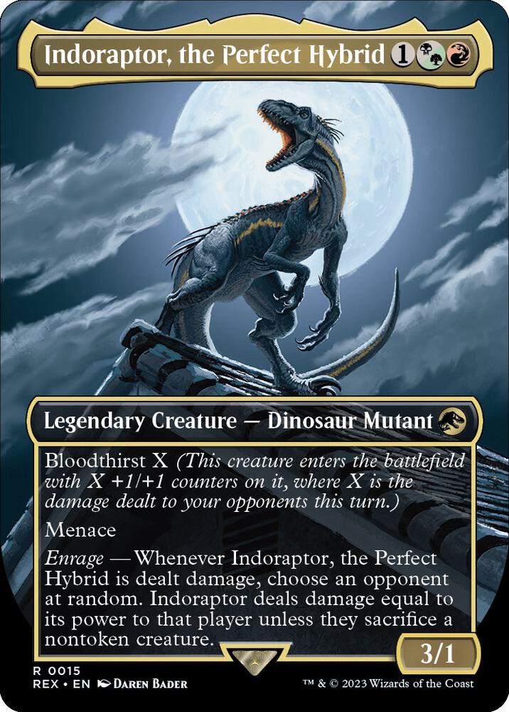 Indoraptor, the Perfect Hybrid (Borderless) [Universes Beyond: Jurassic World Collection] 15