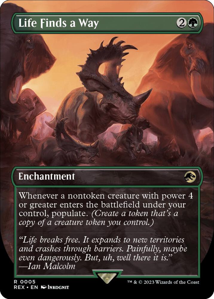 Life Finds a Way (Borderless) [Universes Beyond: Jurassic World Collection] 5