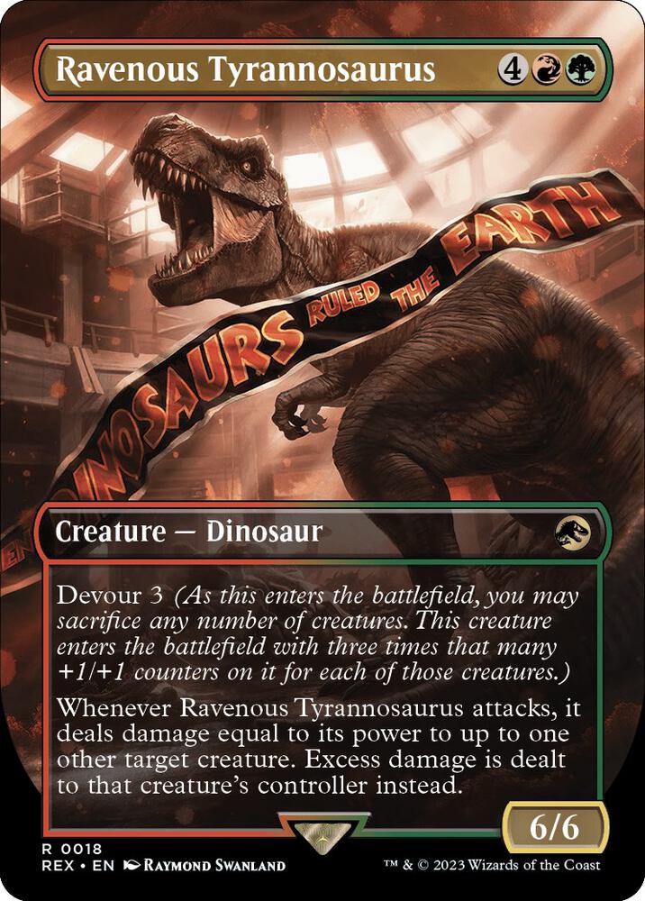 Ravenous Tyrannosaurus (Borderless) [Universes Beyond: Jurassic World Collection] 18
