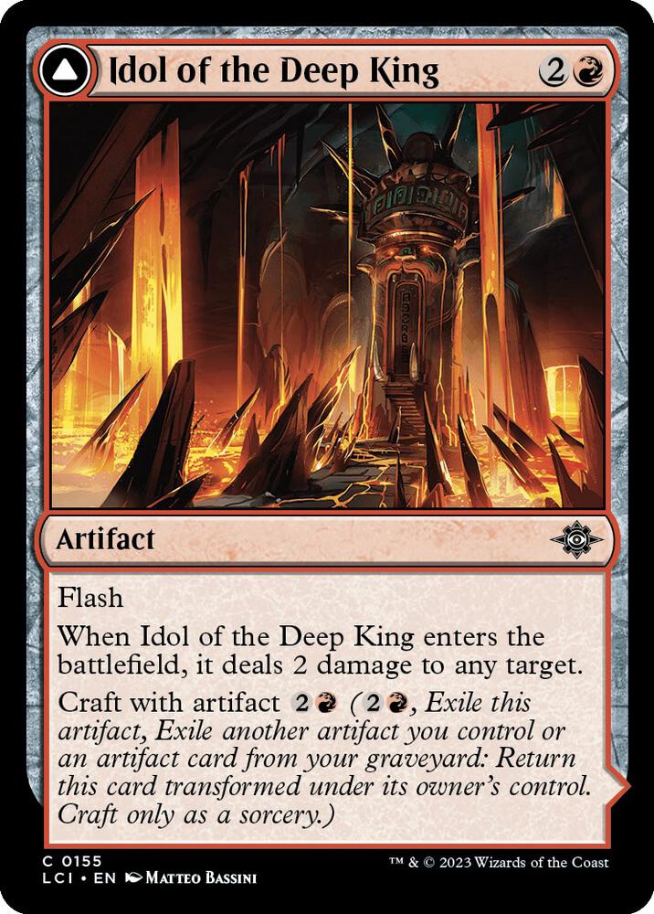 Idol of the Deep King [The Lost Caverns of Ixalan] 155