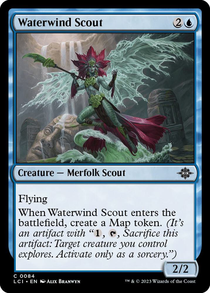 Waterwind Scout [The Lost Caverns of Ixalan] 84