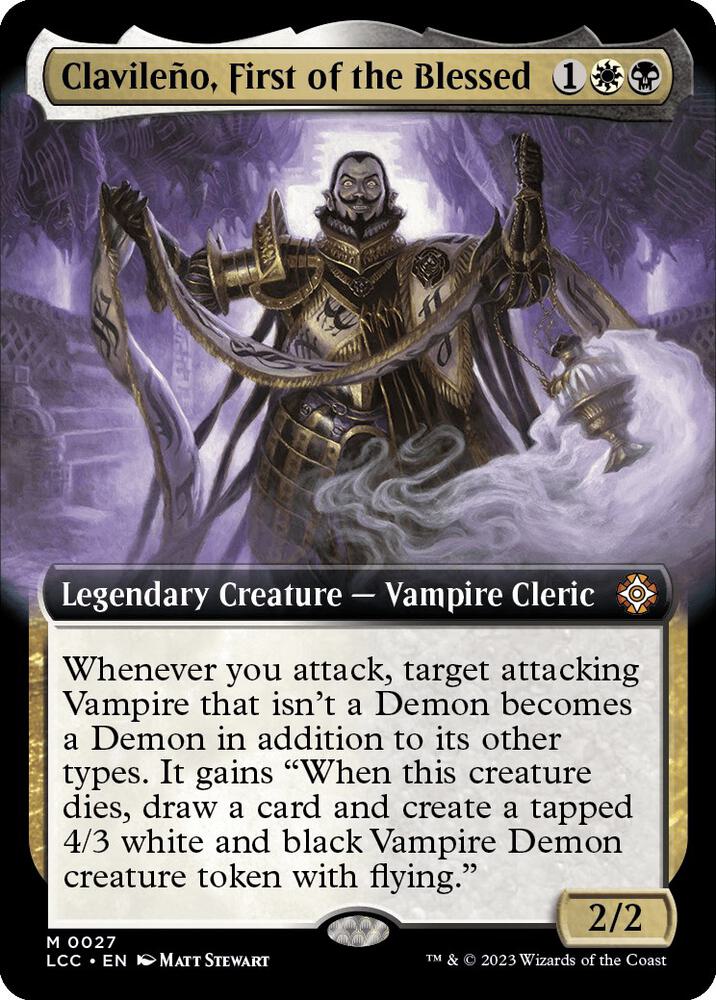 Clavileno, First of the Blessed (Extended Art) [Commander: The Lost Caverns of Ixalan] 27