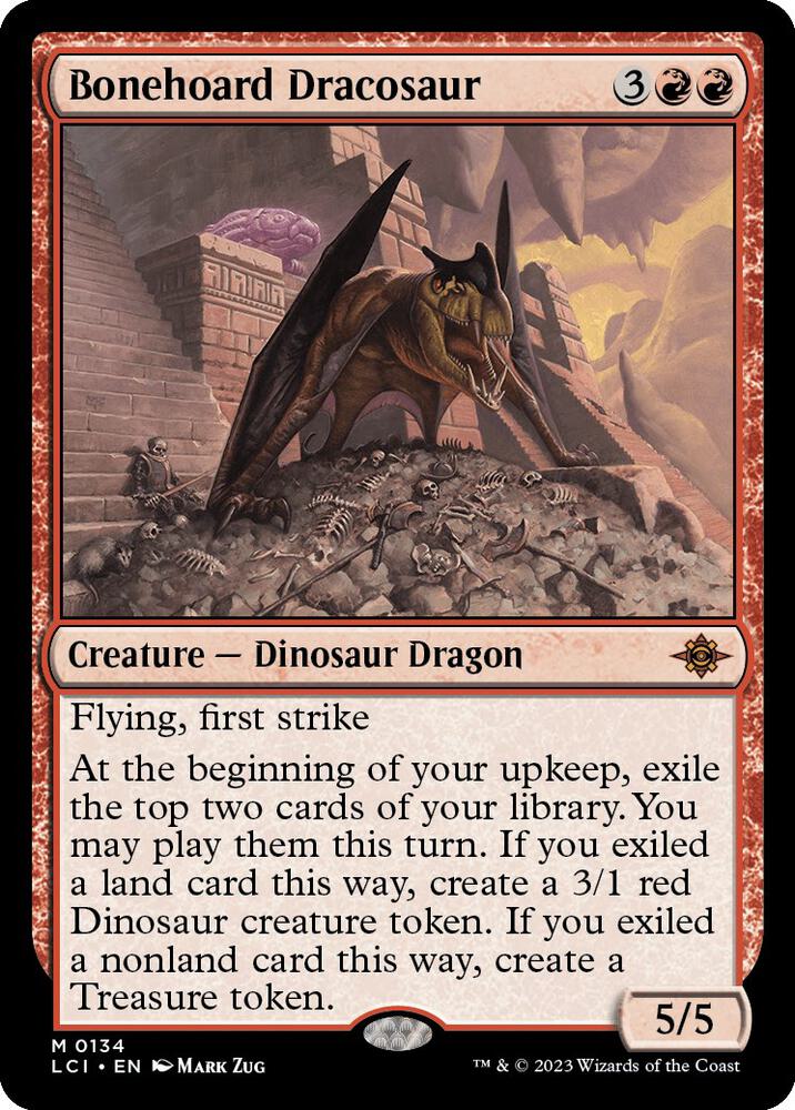 Bonehoard Dracosaur [The Lost Caverns of Ixalan] 134