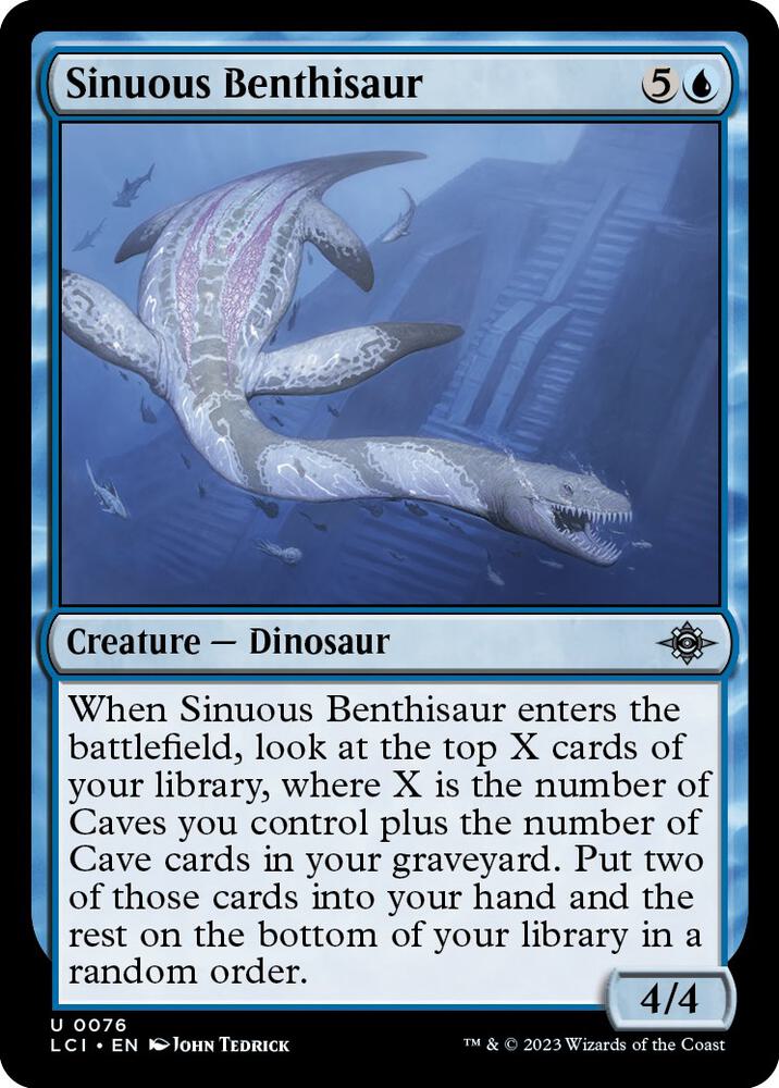 Sinuous Benthisaur [The Lost Caverns of Ixalan] 76