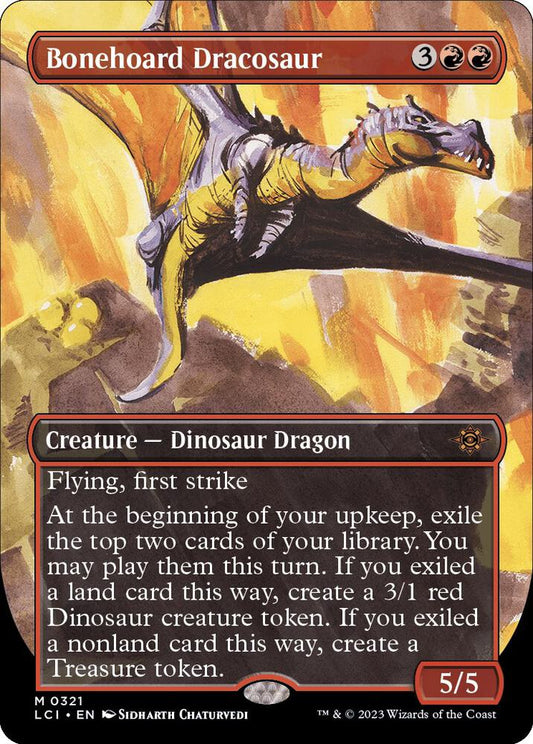 Bonehoard Dracosaur (Borderless) [The Lost Caverns of Ixalan] 321