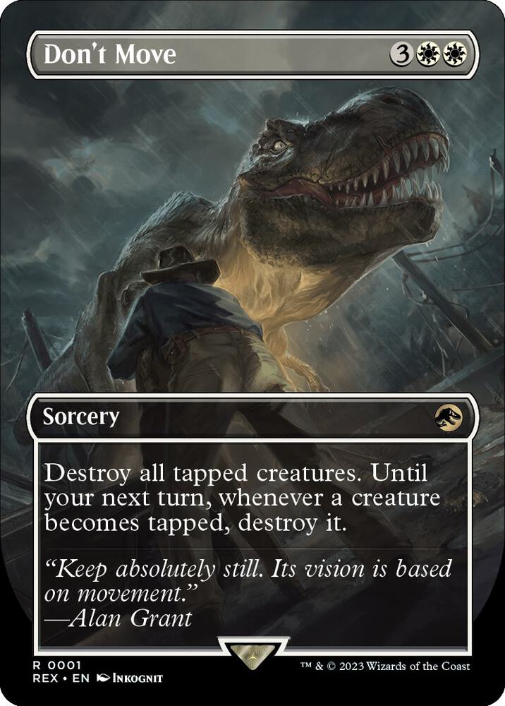 Don't Move (Borderless) [Universes Beyond: Jurassic World Collection] 1