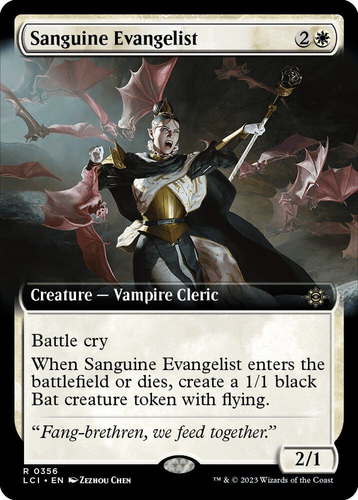 Sanguine Evangelist (Extended Art) [The Lost Caverns of Ixalan] 356