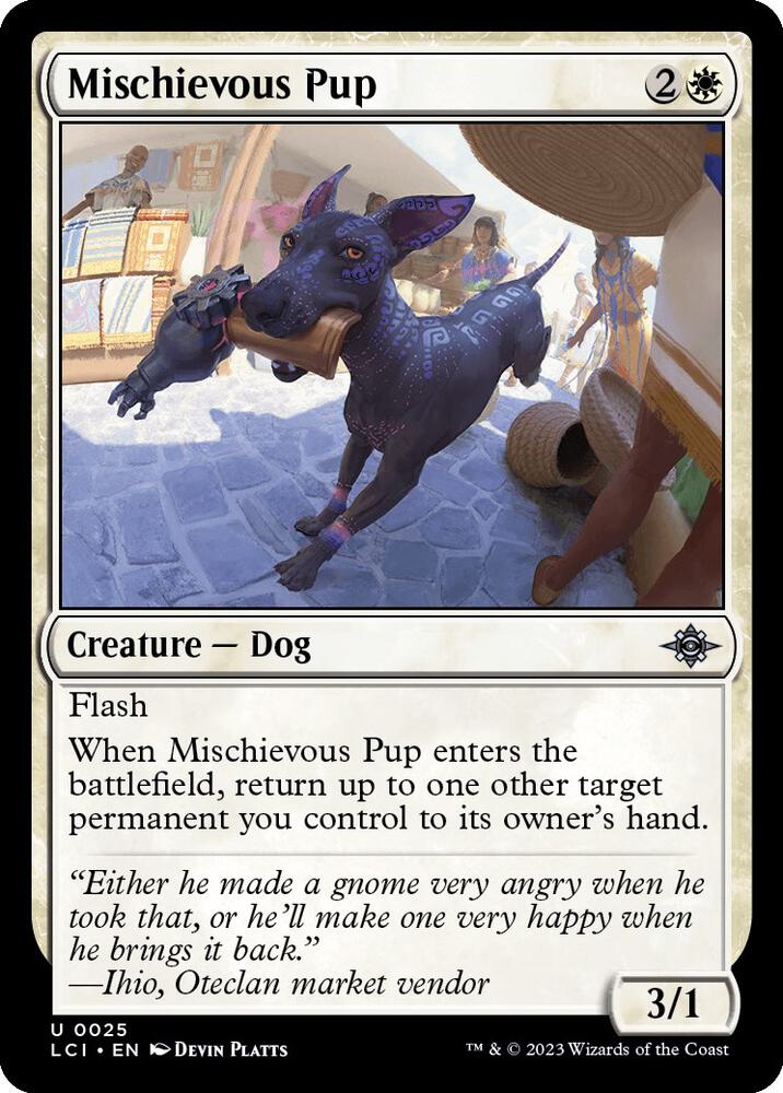 Mischievous Pup [The Lost Caverns of Ixalan] 25