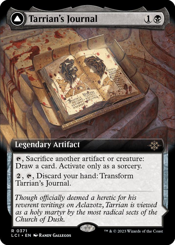 Tarrian's Journal (Extended Art) [The Lost Caverns of Ixalan] 371