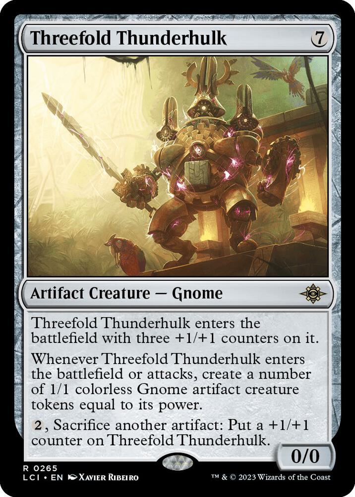 Threefold Thunderhulk [The Lost Caverns of Ixalan] 265