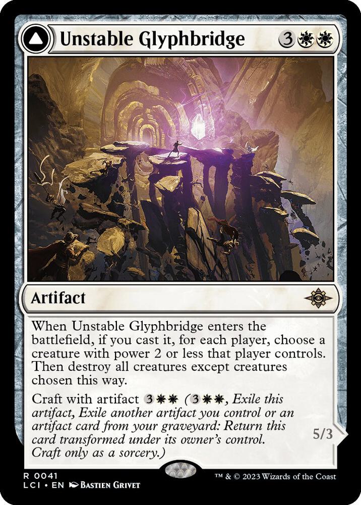 Unstable Glyphbridge [The Lost Caverns of Ixalan] 41