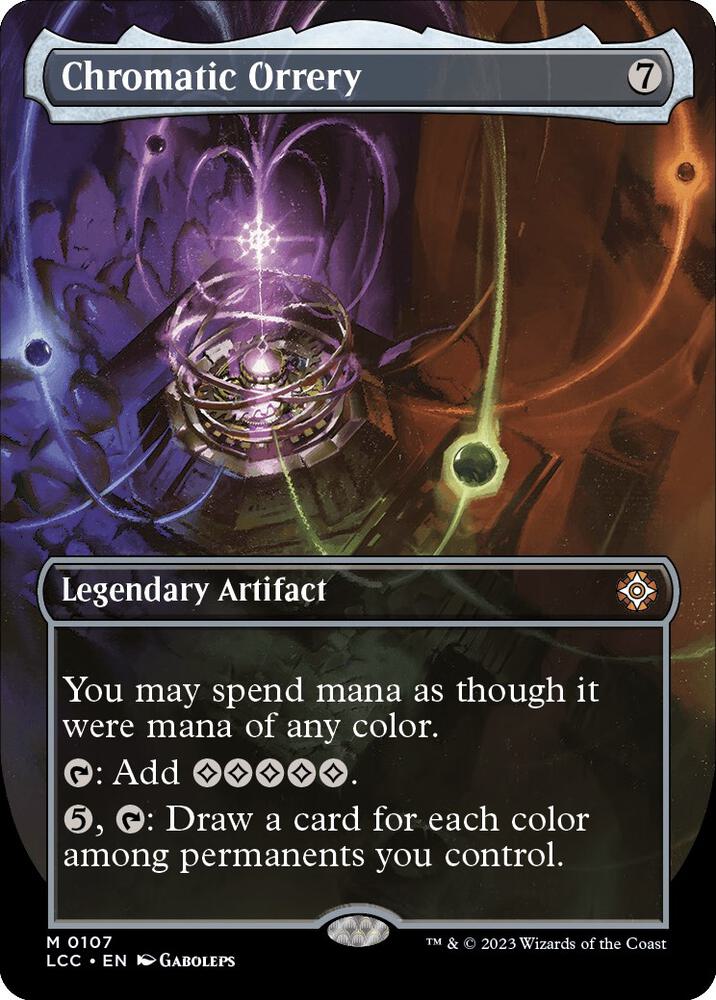Chromatic Orrery (Borderless) [Commander: The Lost Caverns of Ixalan] 107