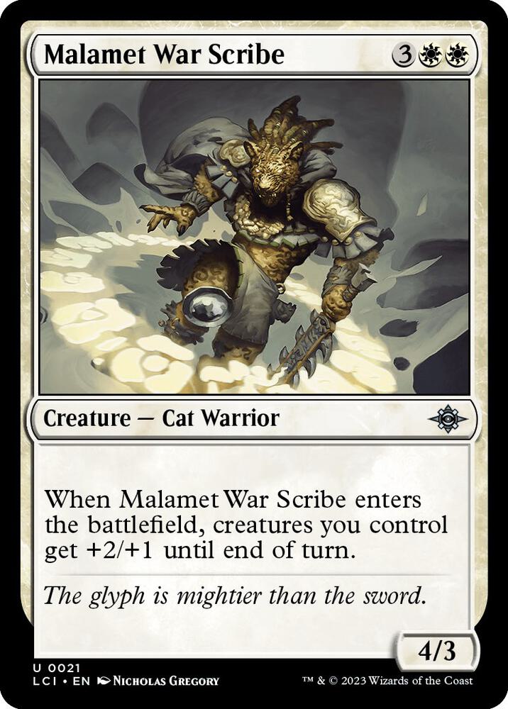 Malamet War Scribe [The Lost Caverns of Ixalan] 21
