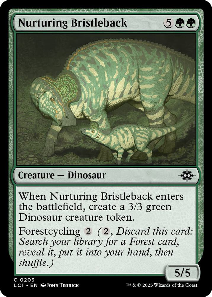 Nurturing Bristleback [The Lost Caverns of Ixalan] 203