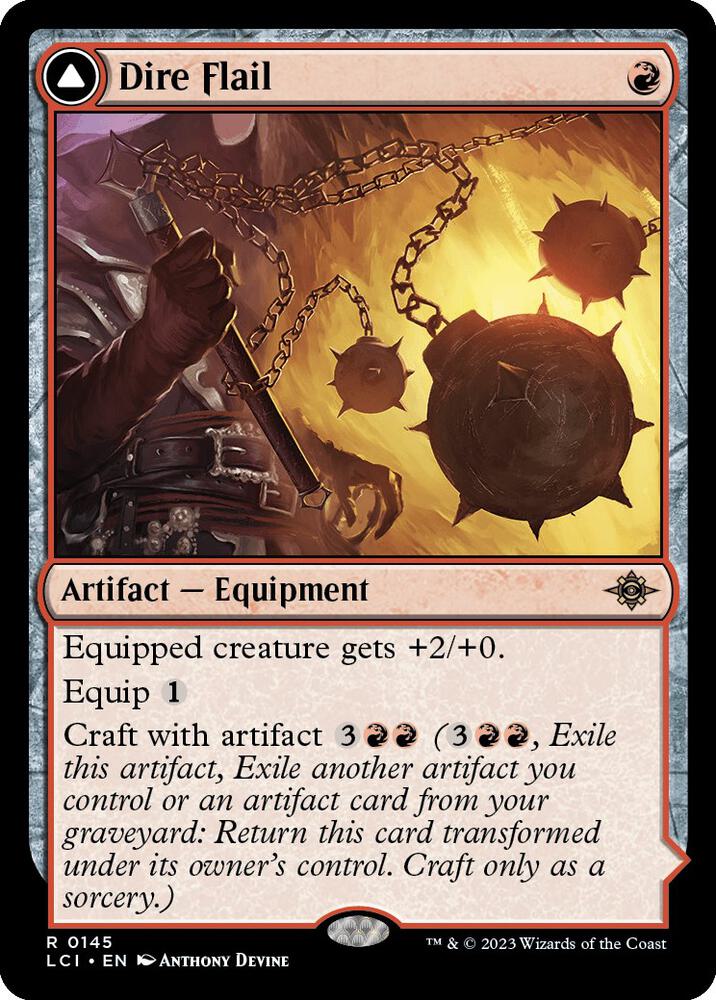 Dire Flail [The Lost Caverns of Ixalan] 145