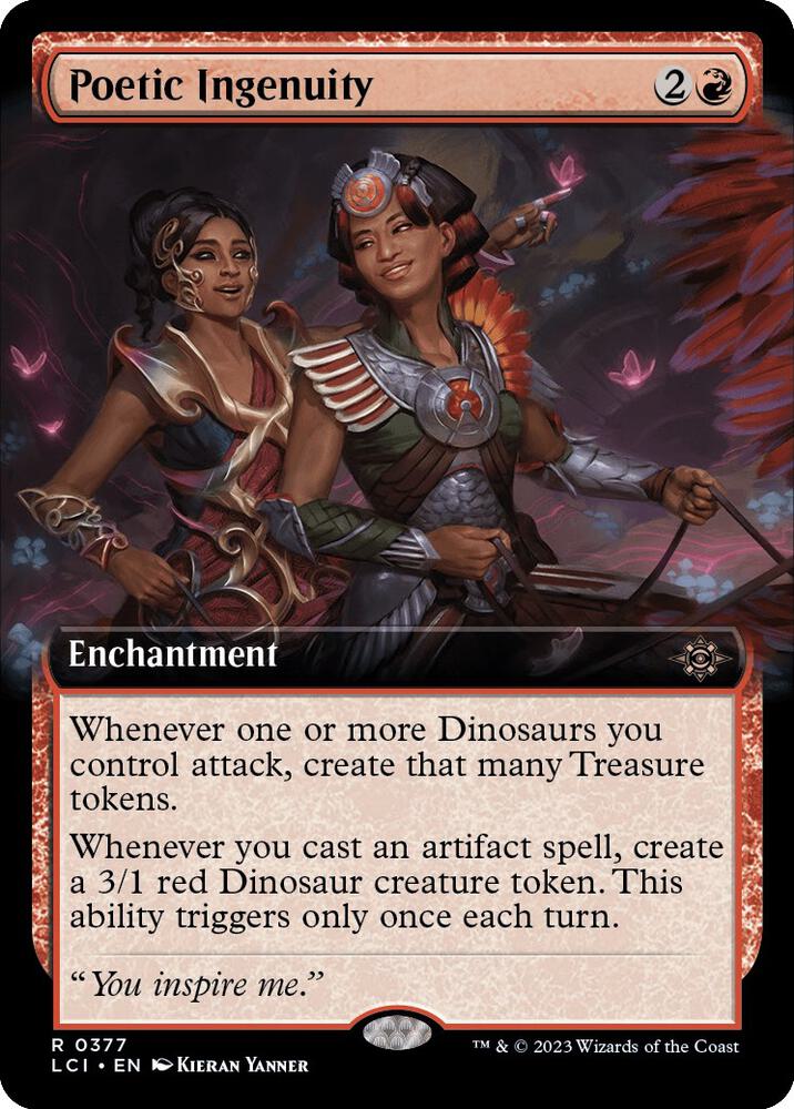 Poetic Ingenuity (Extended Art) [The Lost Caverns of Ixalan] 377