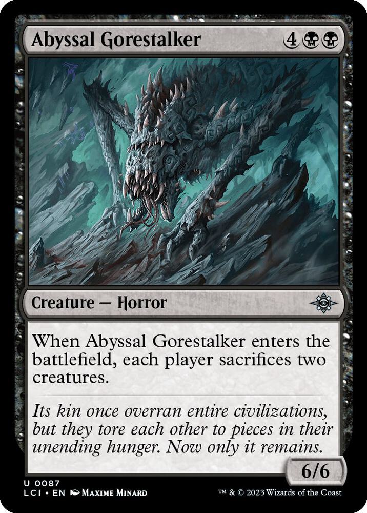 Abyssal Gorestalker [The Lost Caverns of Ixalan] 87