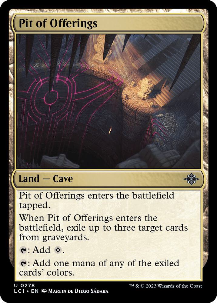 Pit of Offerings [The Lost Caverns of Ixalan] 278
