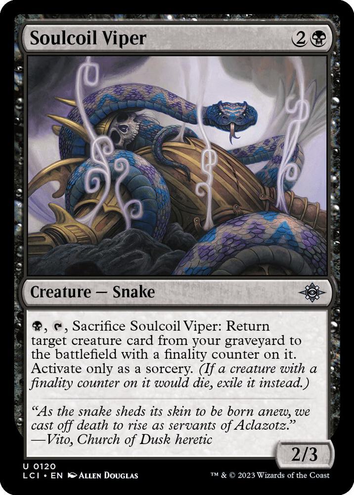 Soulcoil Viper [The Lost Caverns of Ixalan] 120