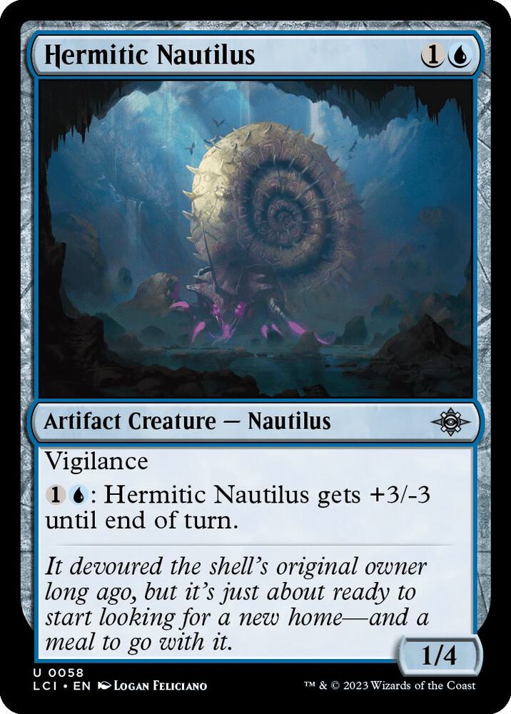 Hermitic Nautilus [The Lost Caverns of Ixalan] 58