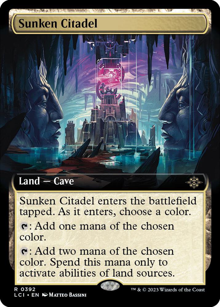 Sunken Citadel (Extended Art) [The Lost Caverns of Ixalan] 392