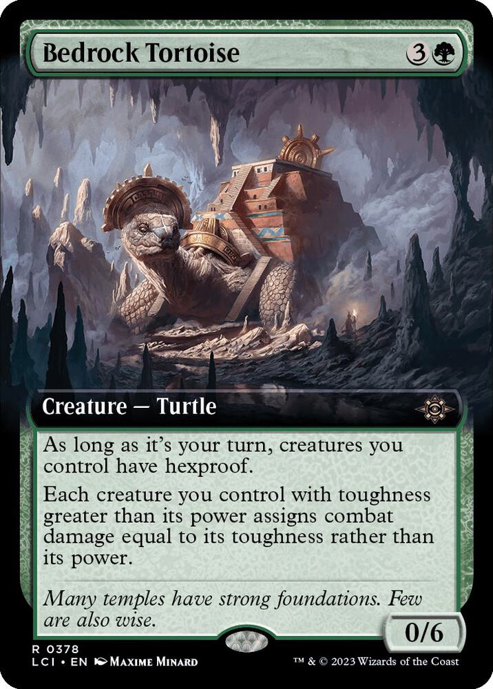 Bedrock Tortoise (Extended Art) [The Lost Caverns of Ixalan] 378