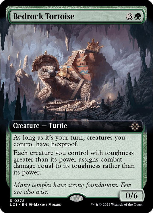 Bedrock Tortoise (Extended Art) [The Lost Caverns of Ixalan] 378