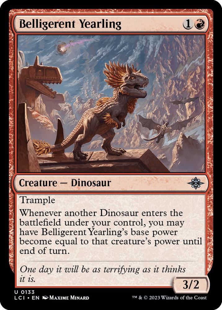 Belligerent Yearling [The Lost Caverns of Ixalan] 133