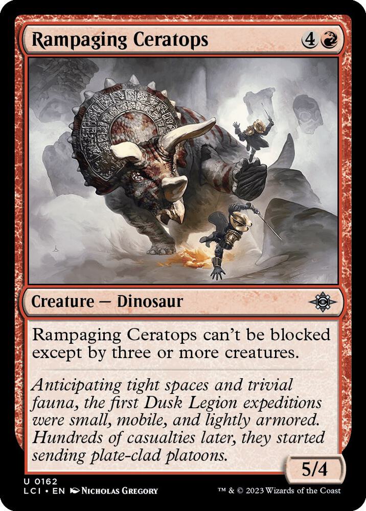 Rampaging Ceratops [The Lost Caverns of Ixalan] 162