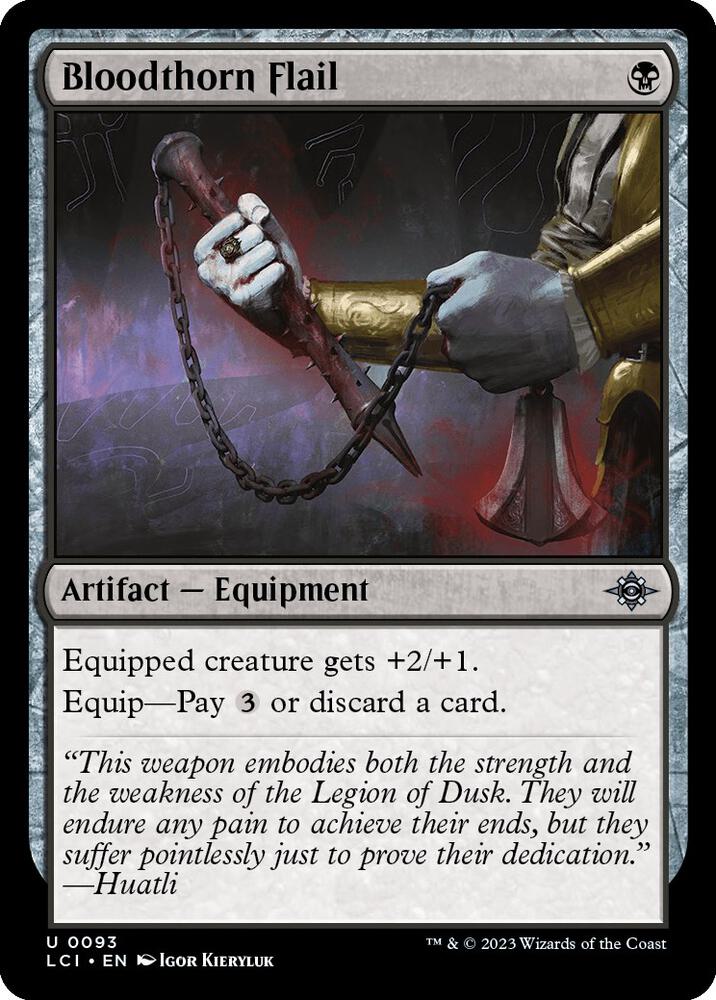Bloodthorn Flail [The Lost Caverns of Ixalan] 93