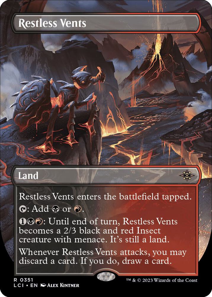Restless Vents (Borderless) [The Lost Caverns of Ixalan] 351
