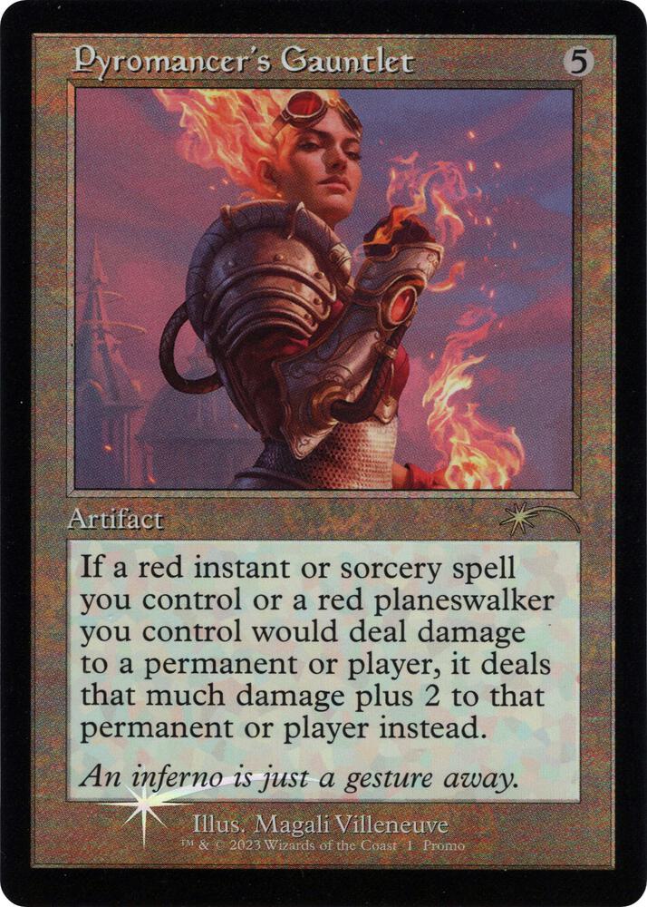 Pyromancer's Gauntlet (Retro Frame) [Media Promos] 1
