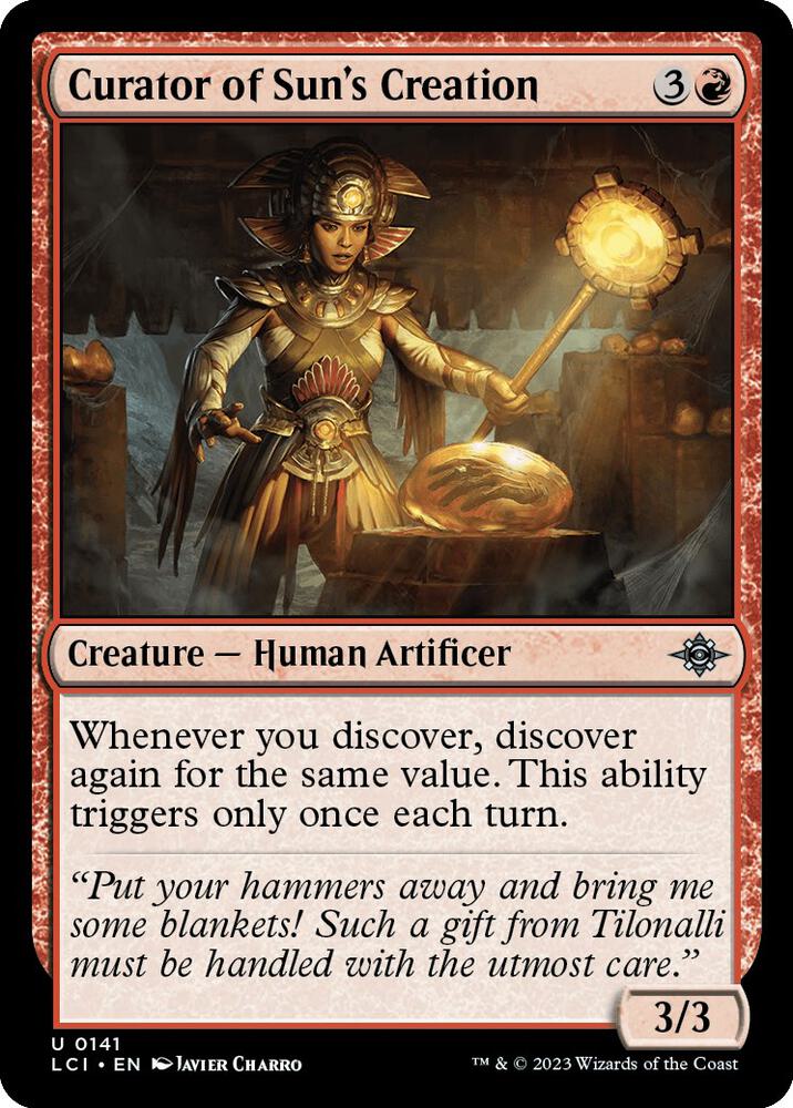Curator of Sun's Creation [The Lost Caverns of Ixalan] 141