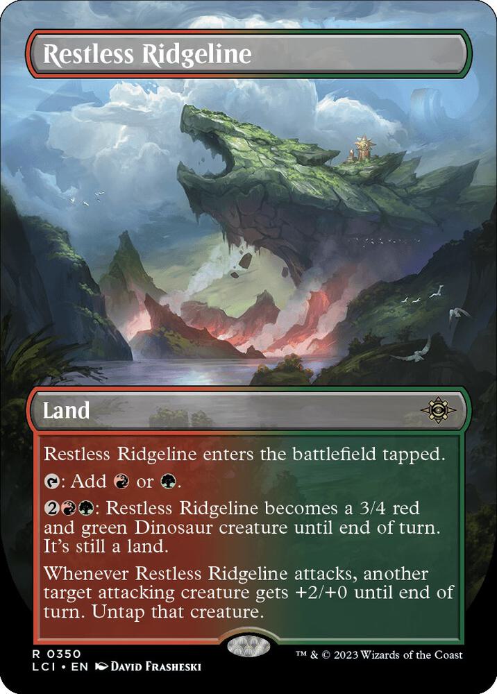 Restless Ridgeline (Borderless) [The Lost Caverns of Ixalan] 350